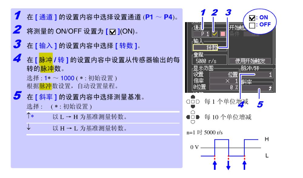 LR8431-30轉(zhuǎn)速測量的設(shè)置